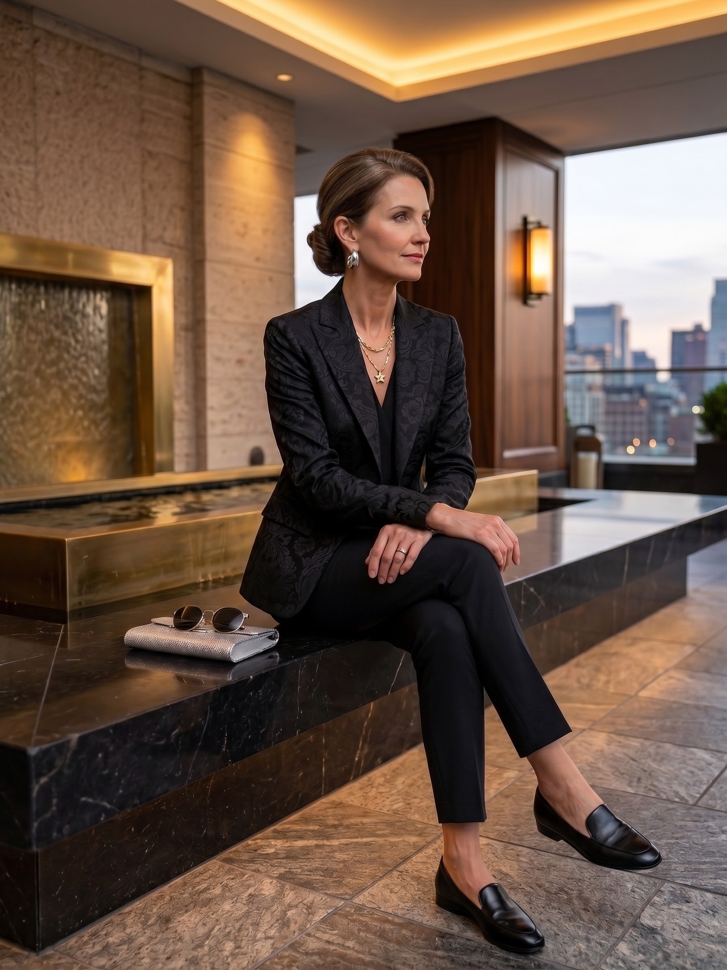 Fallon Modern Lapel Blazer