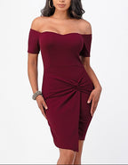 Yanira Twist-Front Dress