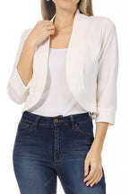 Elara Collarless Blazer