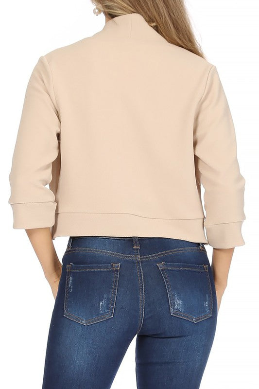 Elara Collarless Blazer