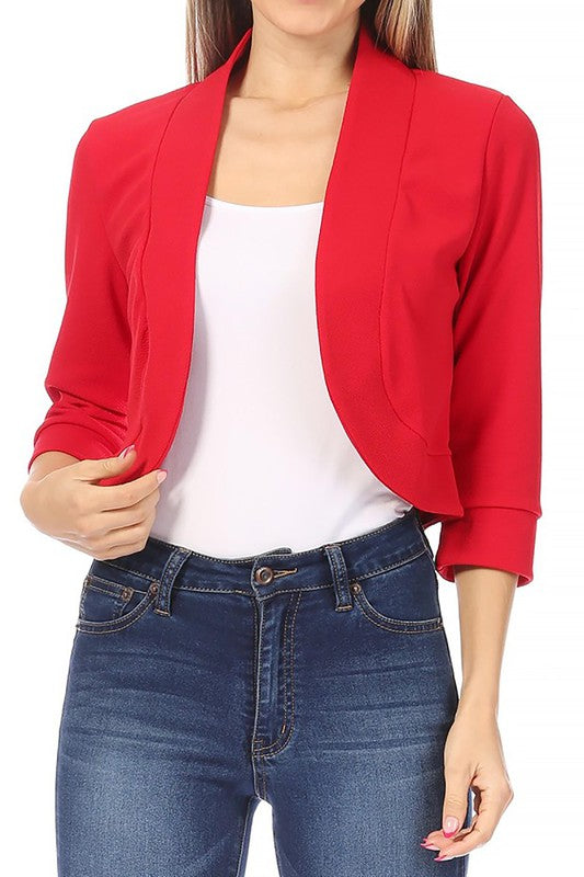 Elara Collarless Blazer