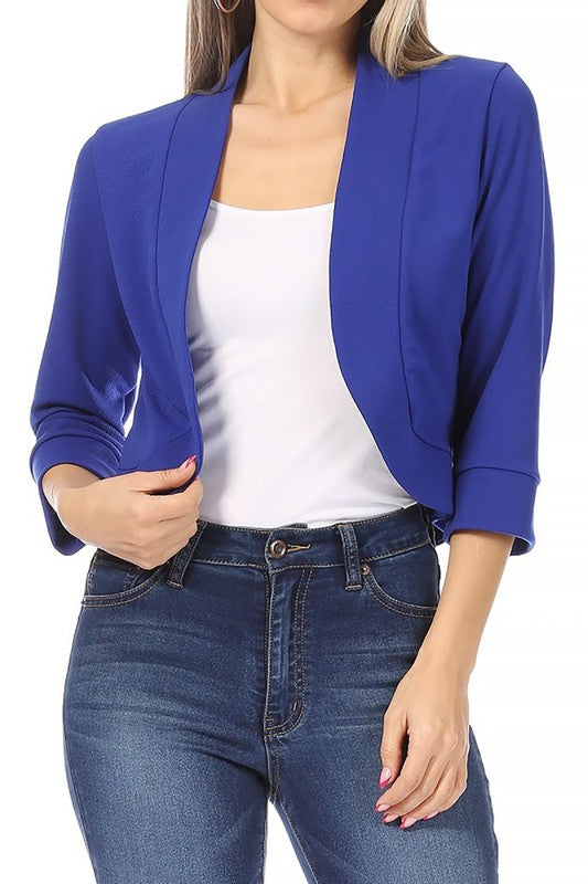 Elara Collarless Blazer