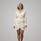 Sabine Leopard Wrap Dress