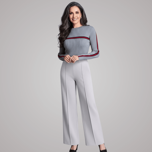 Vessa High-Waist Wide Leg Trouser
