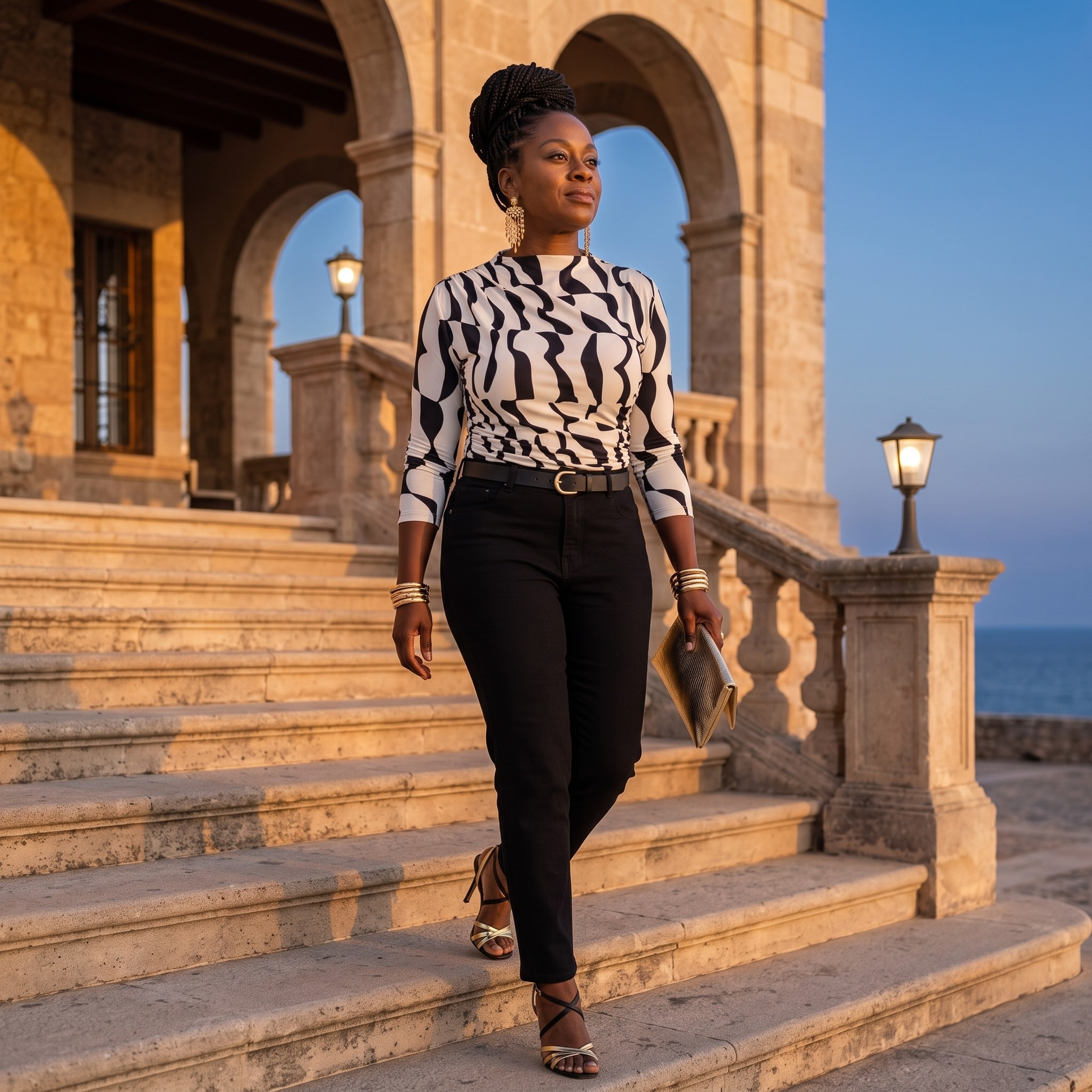 Tamsin Printed Blouse