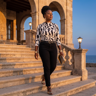 Tamsin Printed Blouse