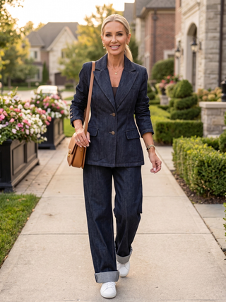 Emerson Soft-Structure Denim Set