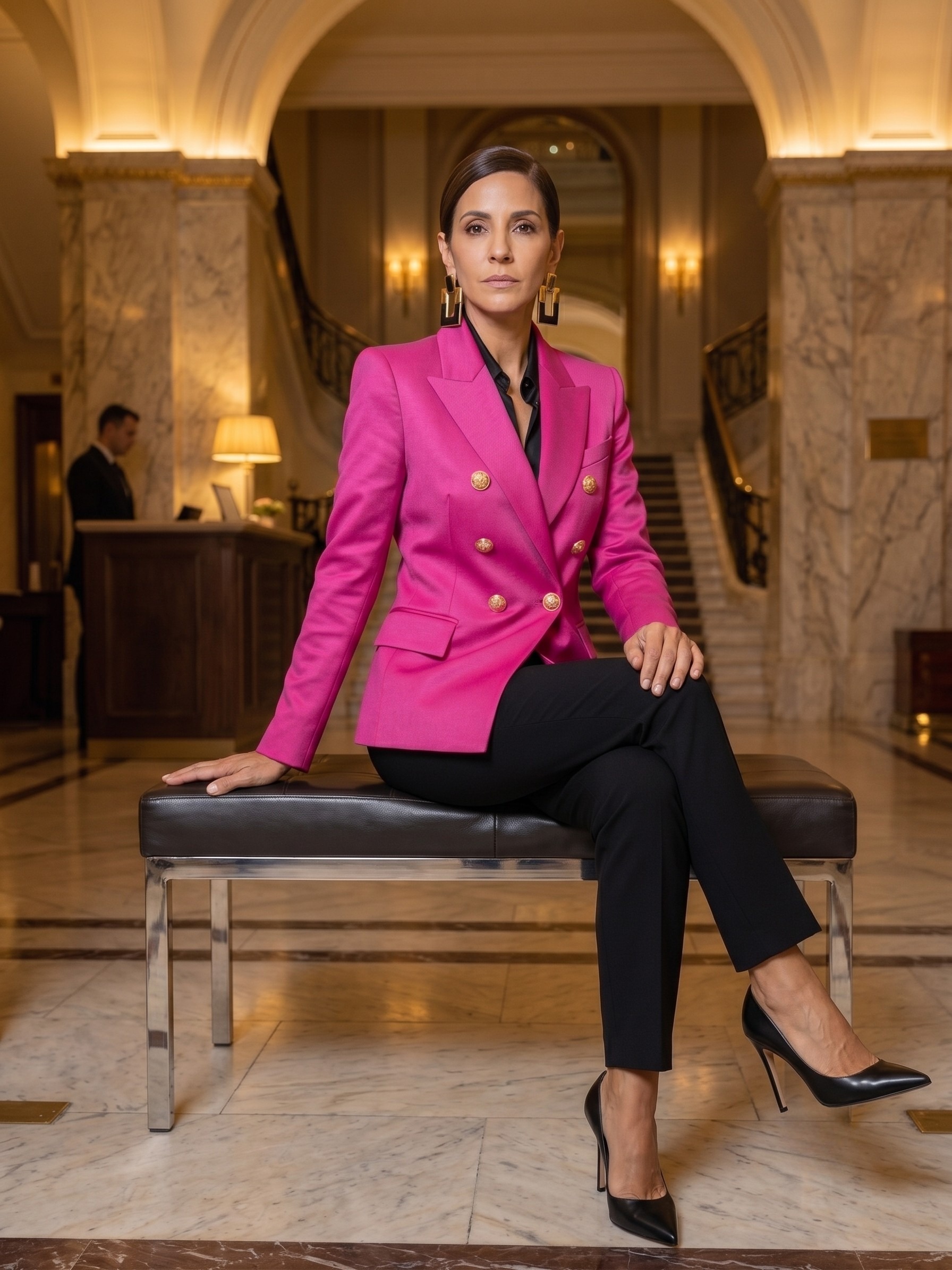 Corinne Signature Lapel Blazer
